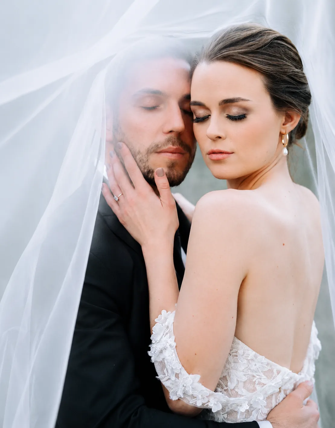 Bride and groom couple portrait at a Pretoria wedding
